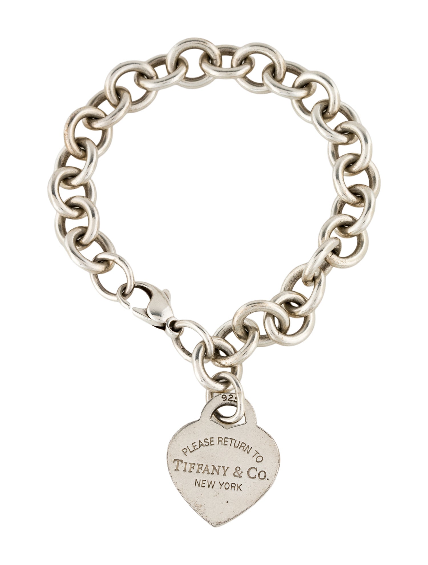 Tiffany & Co. Heart Tag Charm Bracelet