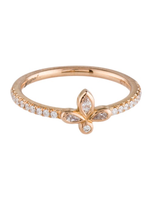 Tiffany & Co. 18K Diamond Fleur de Lis Ring