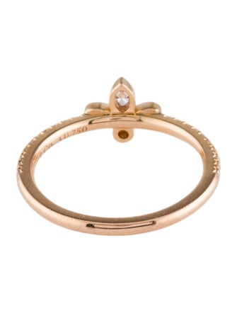 Tiffany & Co. 18K Diamond Fleur de Lis Ring