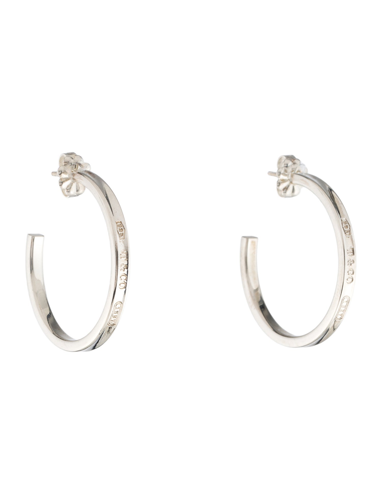 Tiffany & Co. 1837 Hoop Earrings