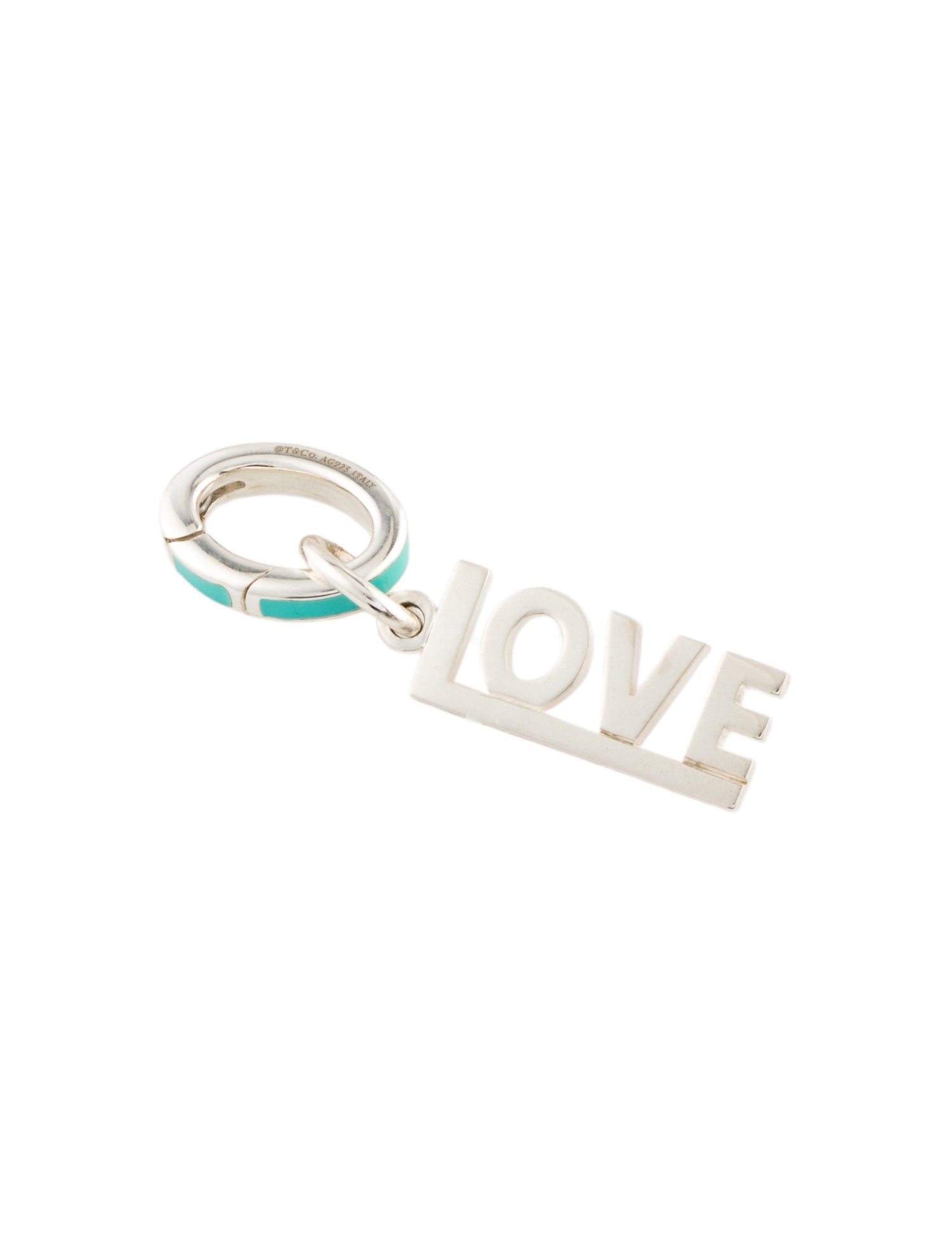 Tiffany & Co. Enamel "Love" Charm
