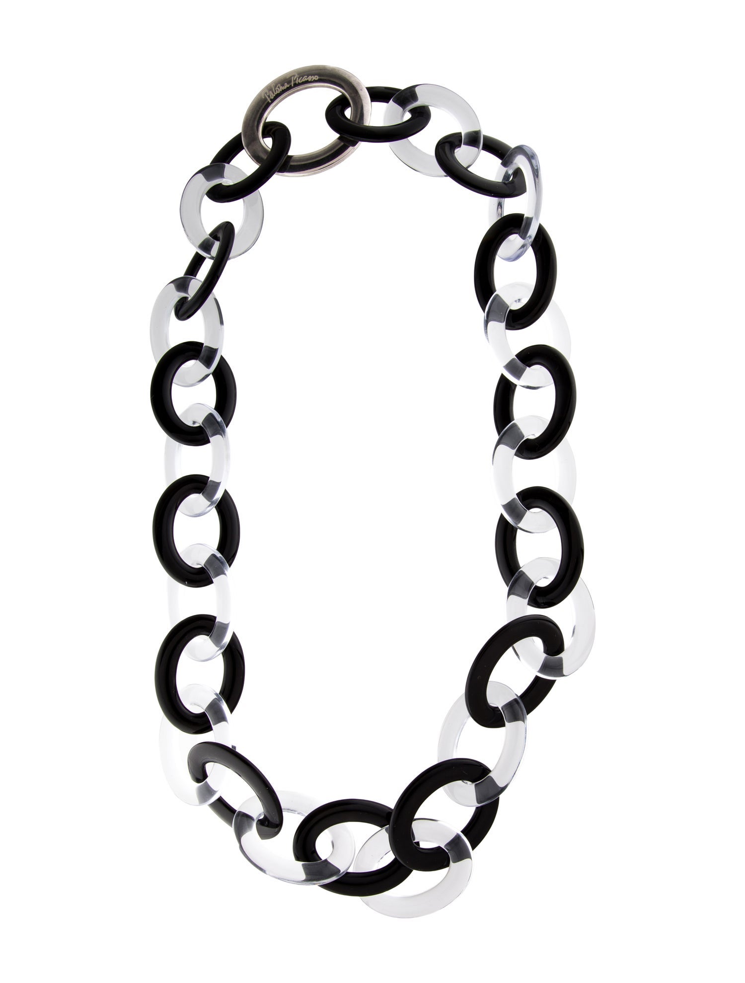Tiffany & Co. Lucite Chain Link Necklace