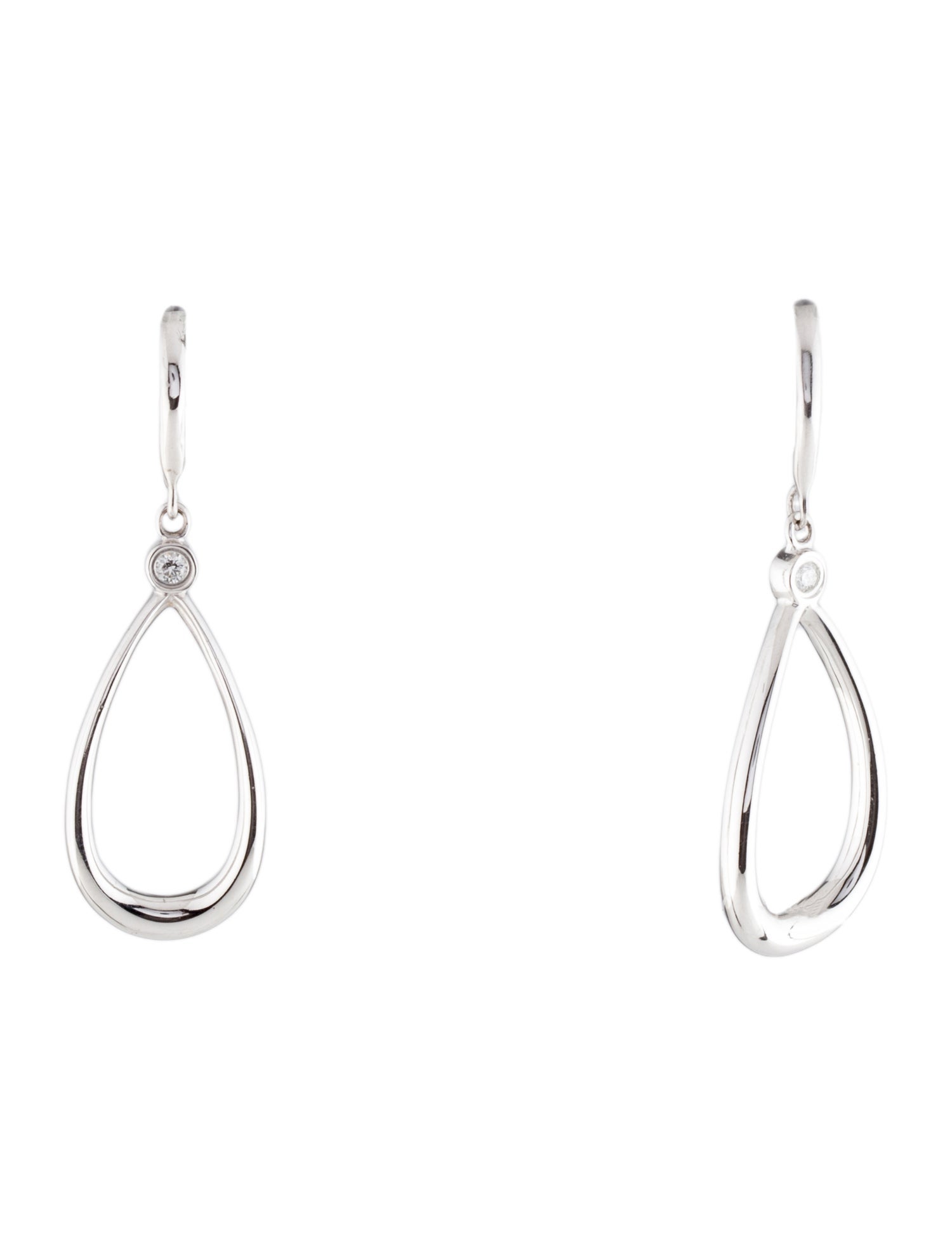 Tiffany & Co. 18K Diamond Garden Drop Earrings