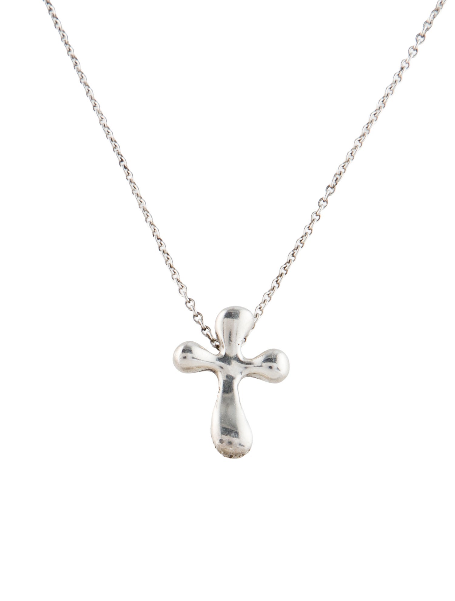Tiffany & Co. Vintage Cross Pendant Necklace