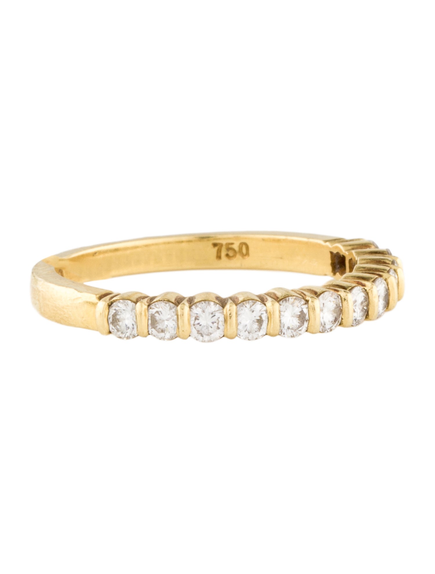 Tiffany & Co. Vintage 18K Diamond Wedding Band