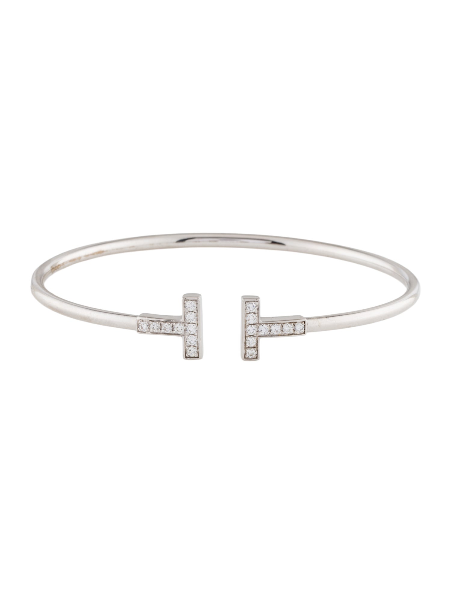 Tiffany & Co. 18K Diamond Wire Bracelet