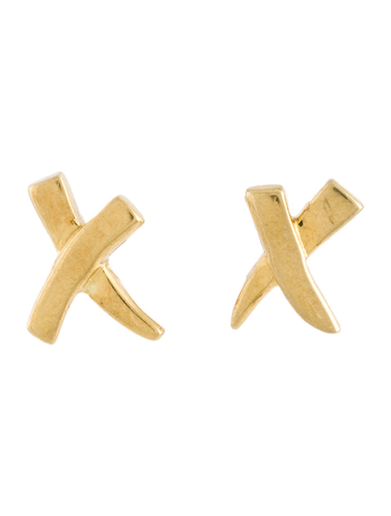 Tiffany & Co. 18K Graffiti X Stud Earrings
