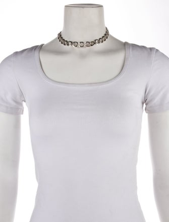 Tiffany & Co. Square Cushion Link Toggle Necklace