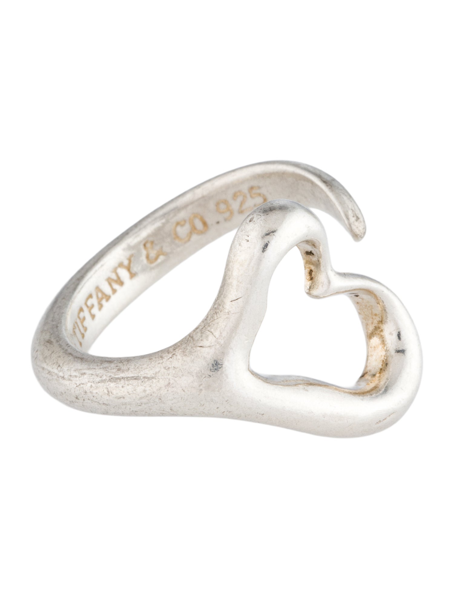 Tiffany & Co. Vintage Open Heart Ring