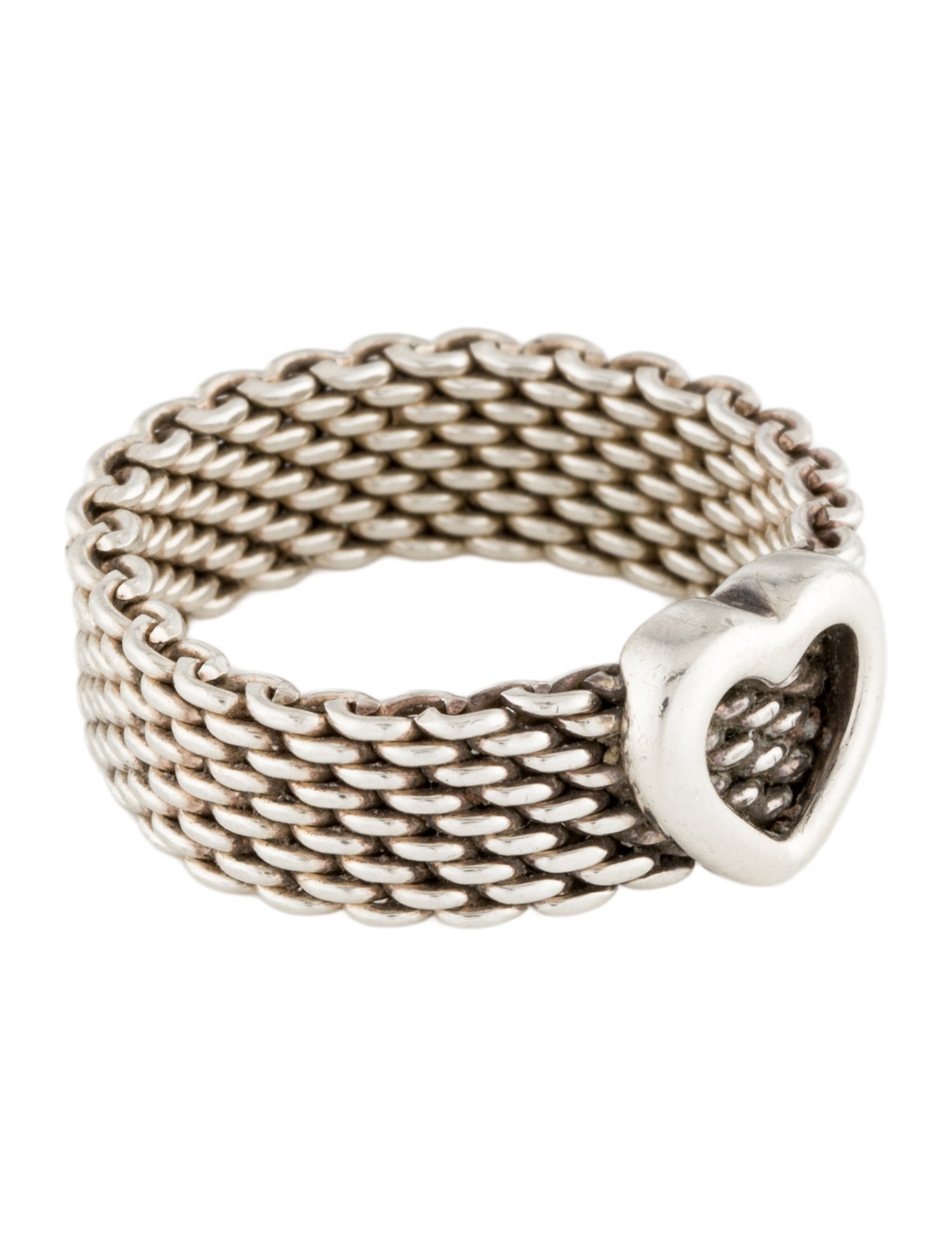 Tiffany & Co. Somerset Heart Mesh Band