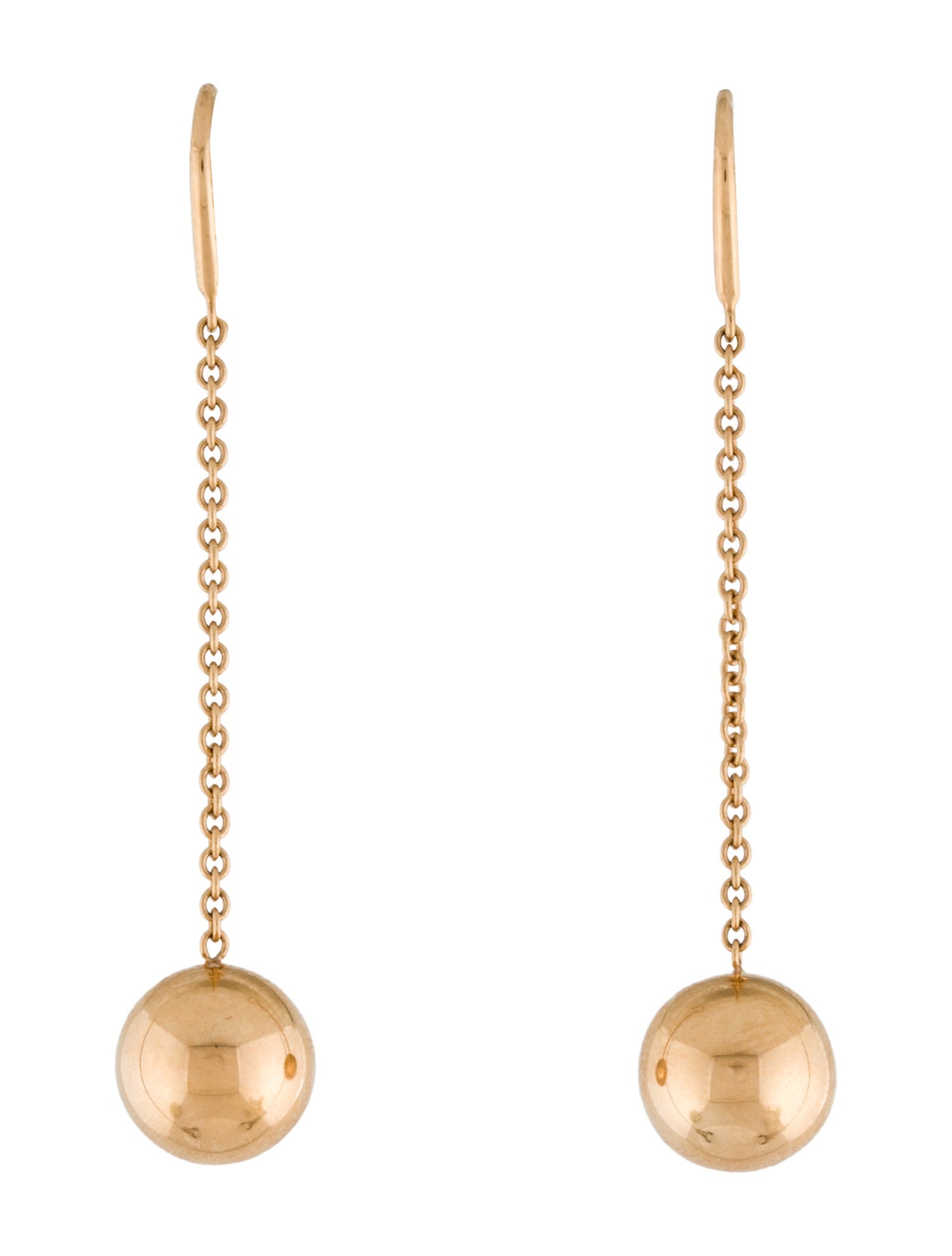 Tiffany & Co. 18K Ball Hook Earrings