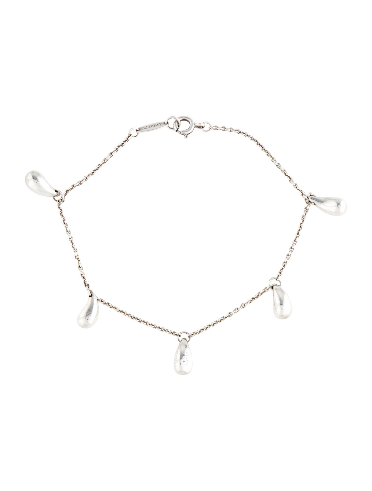 Tiffany & Co. Teardrop Station Bracelet