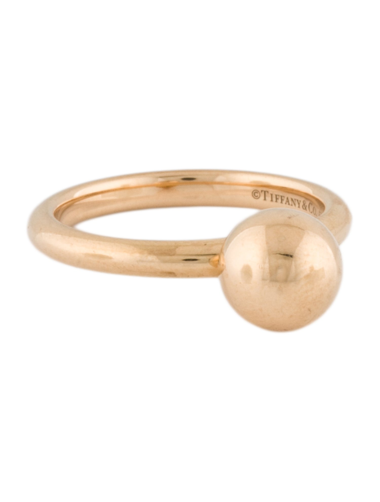 Tiffany & Co. 18K Ball Ring
