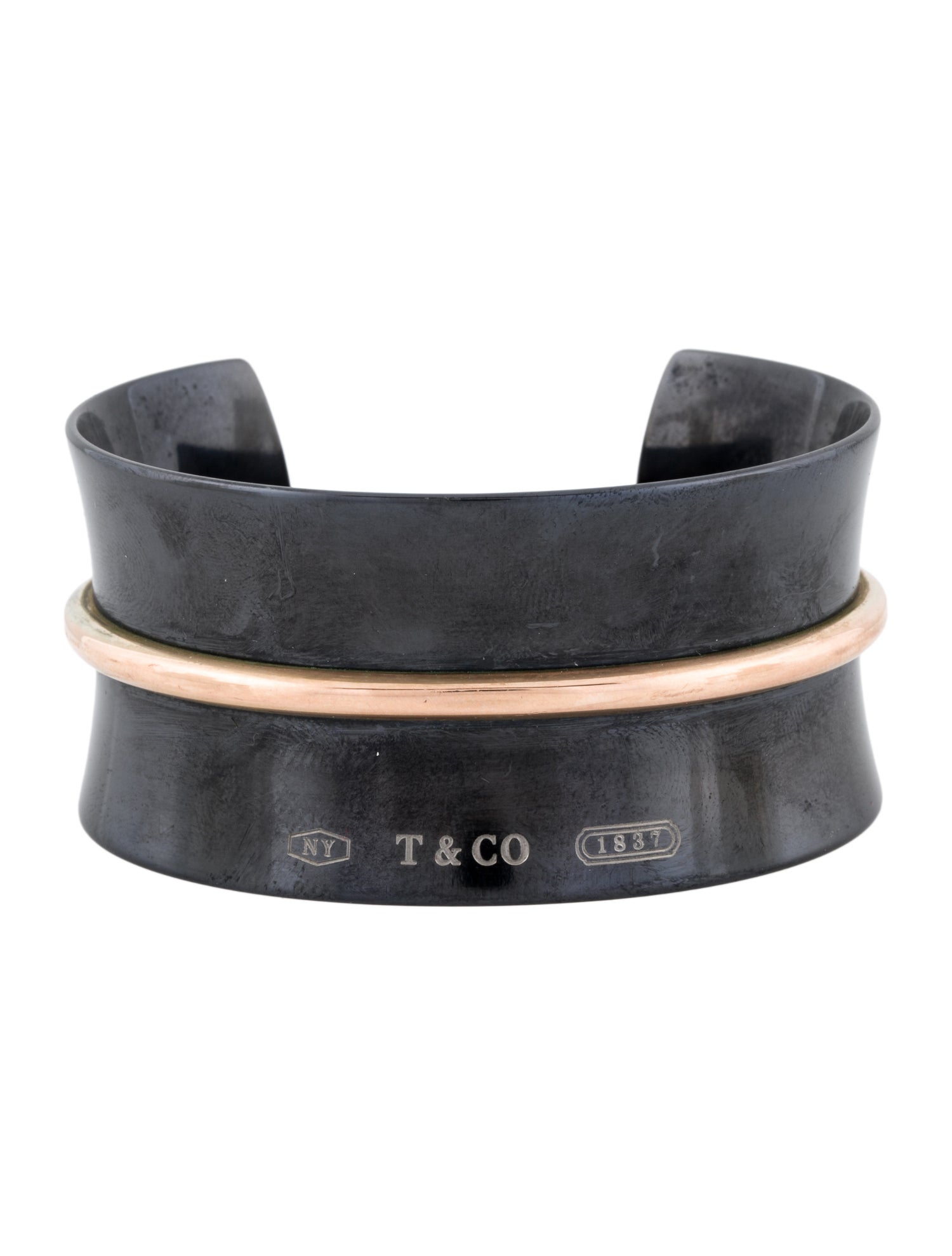 Tiffany & Co. 1837 Titanium Wide Cuff