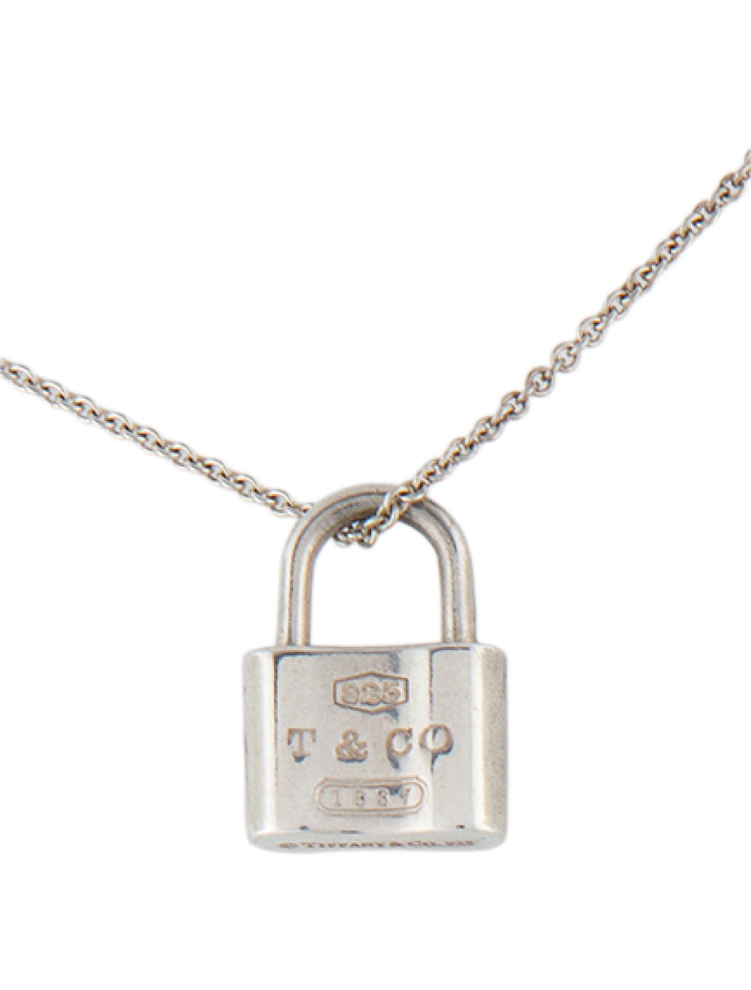 Tiffany & Co. Lock Pendant Necklace