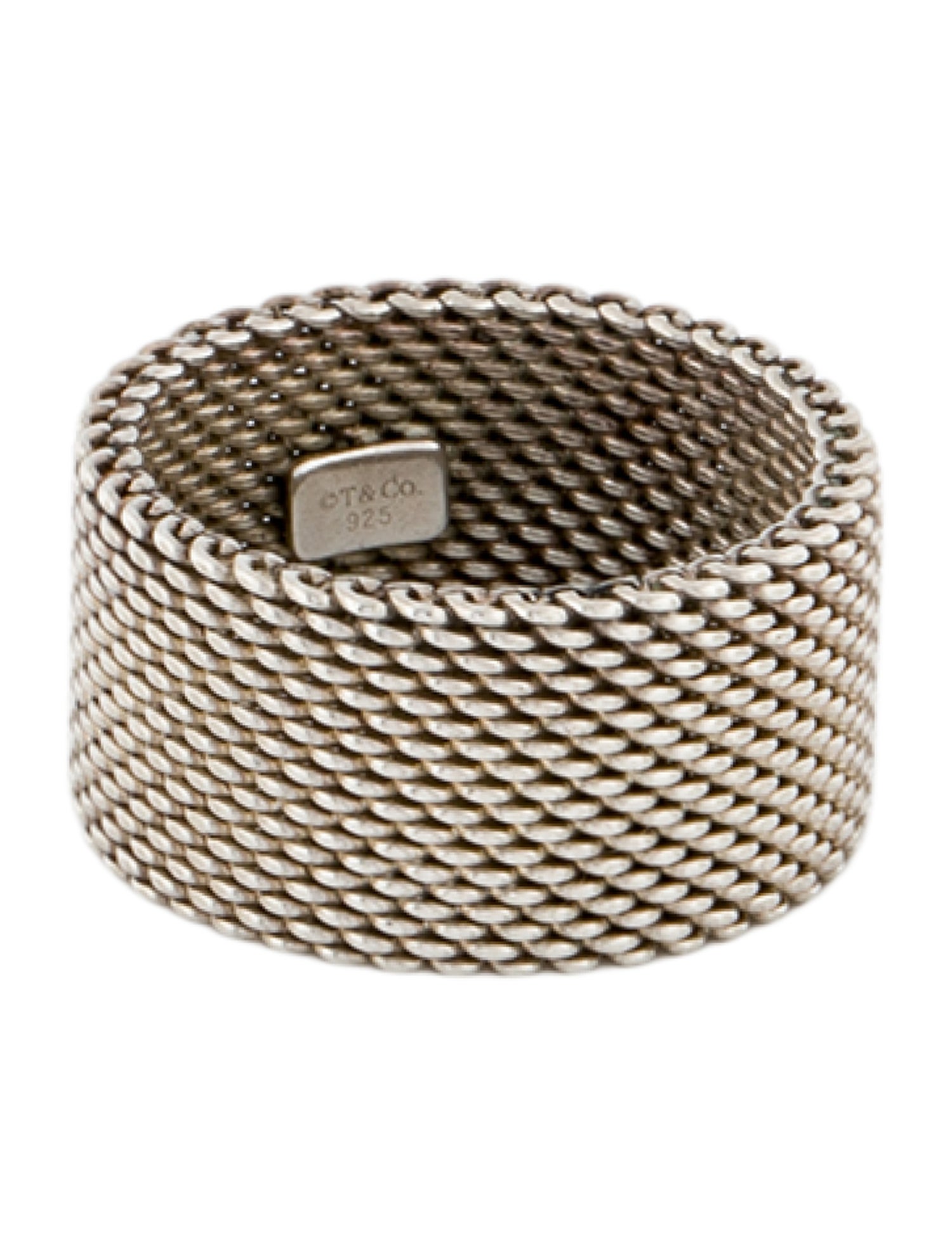 Tiffany & Co. Somerset Mesh Band Ring
