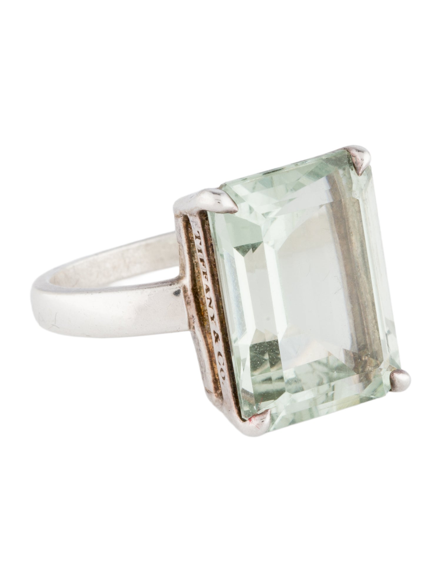 Tiffany & Co. Prasiolite Sparklers Cocktail Ring