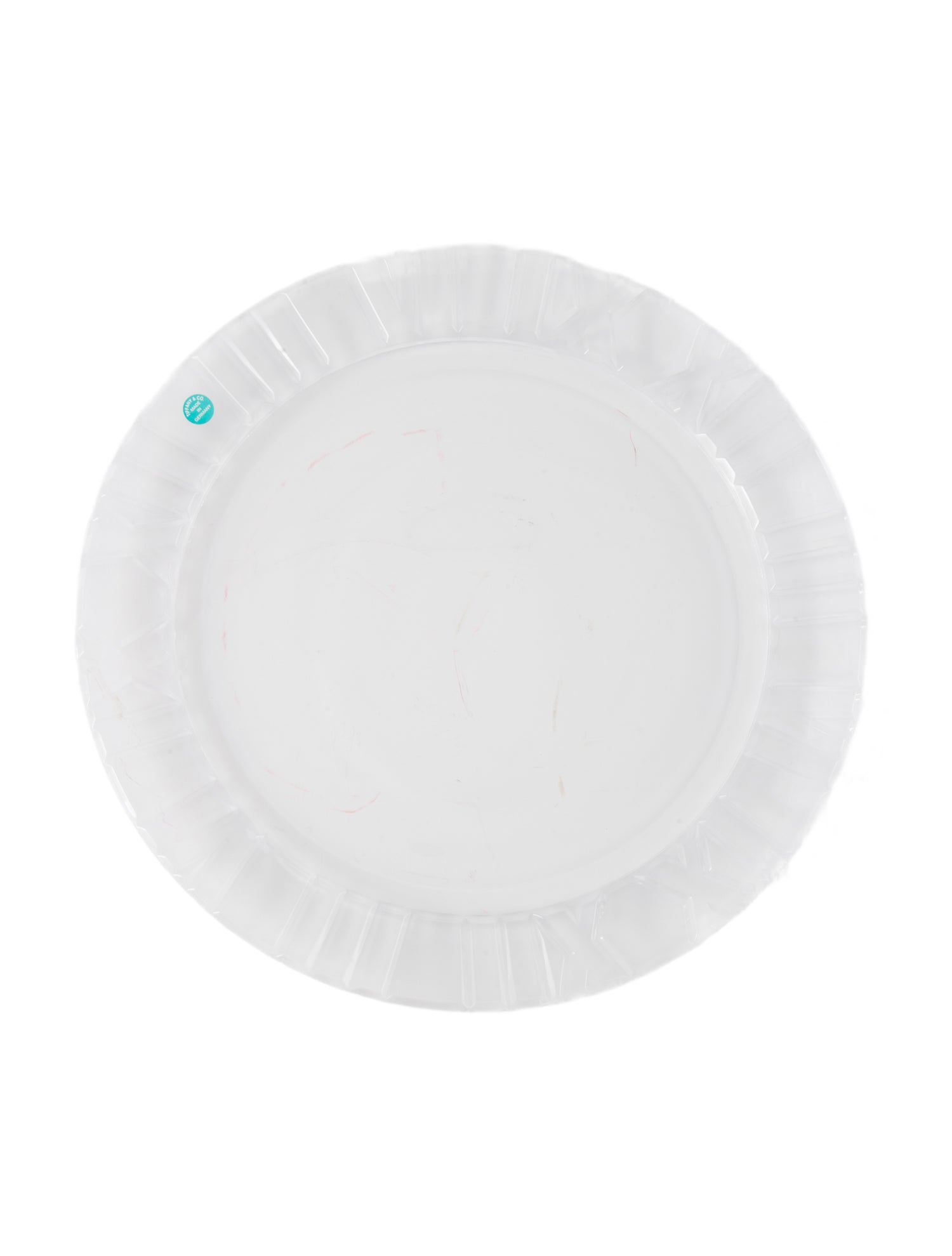 Tiffany & Co. Atlas Crystal Platter