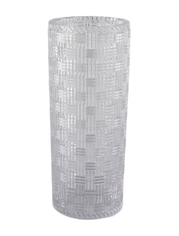 Tiffany & Co. Decorative Accents Crystal Weave Vase