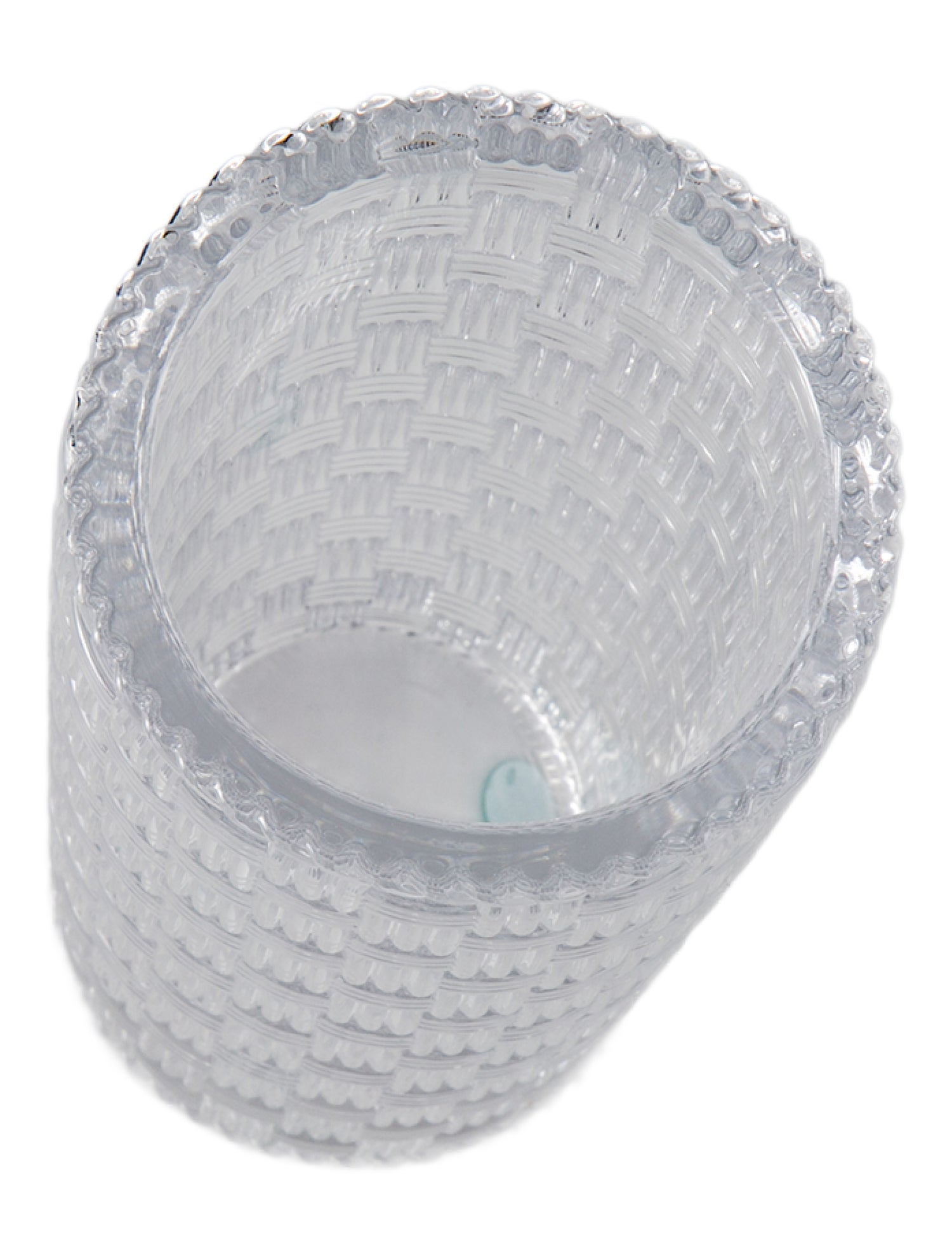 Tiffany & Co. Crystal Weave Vase