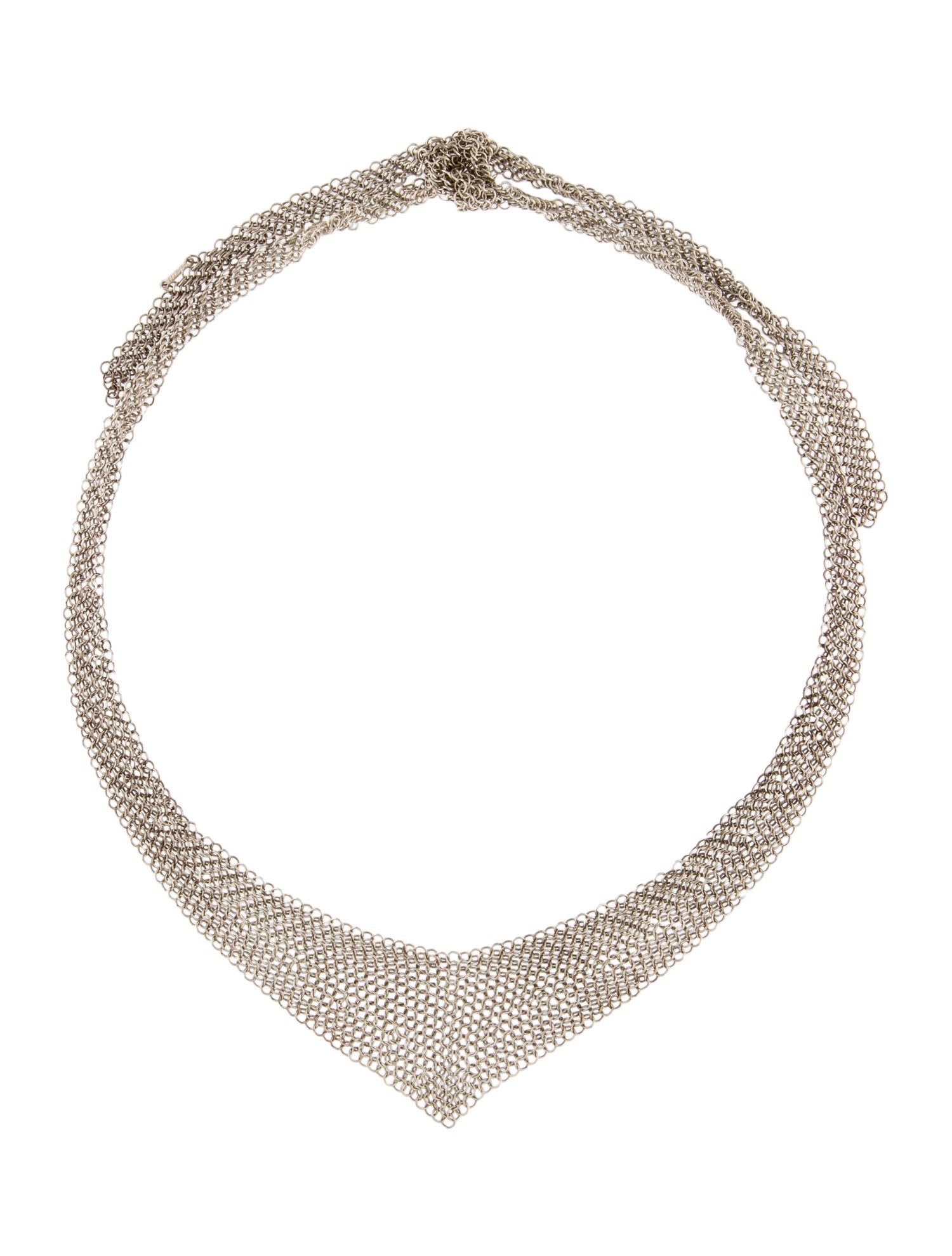 Tiffany & Co. Mesh Bib Necklace