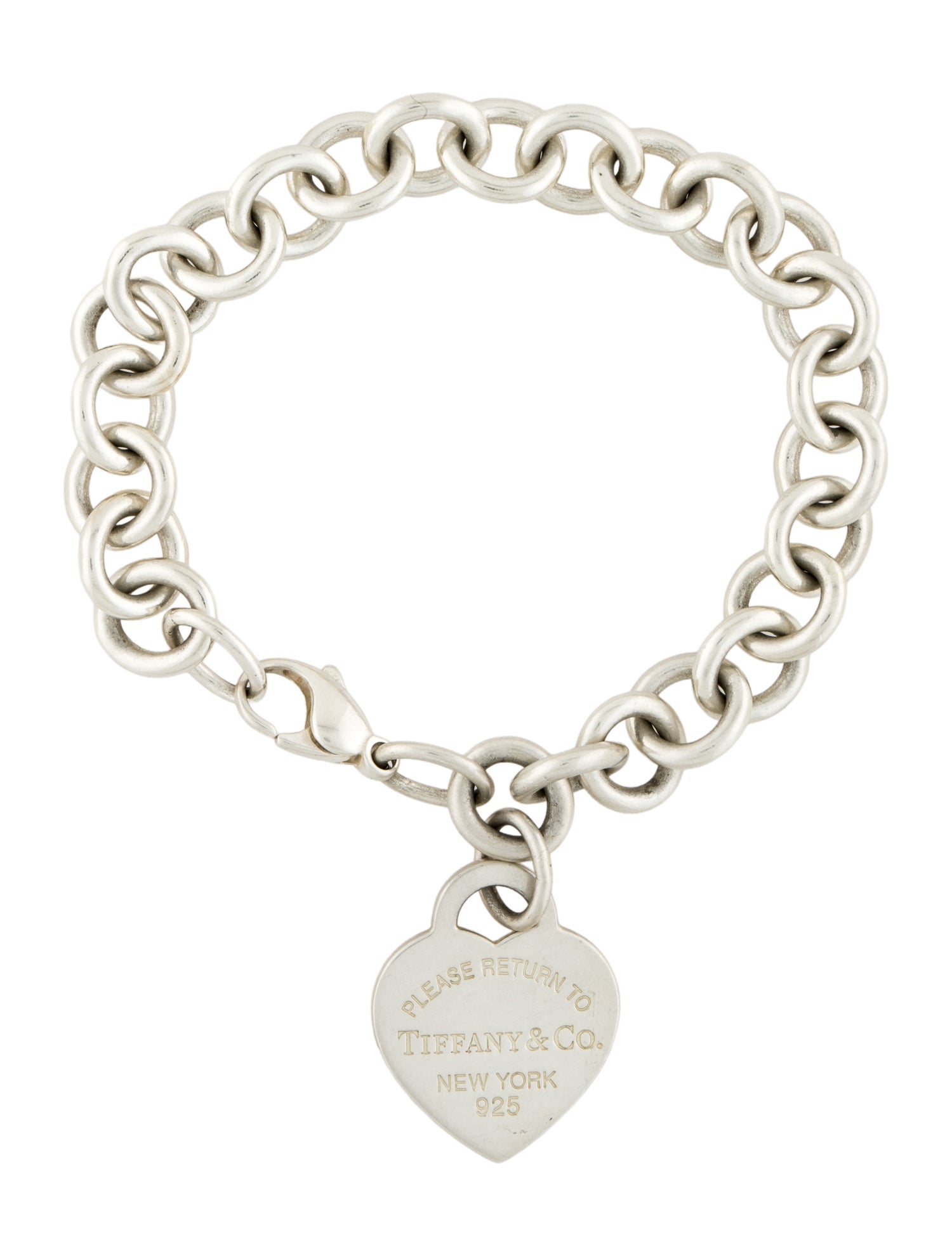 Tiffany & Co. Heart Tag Charm Braclet