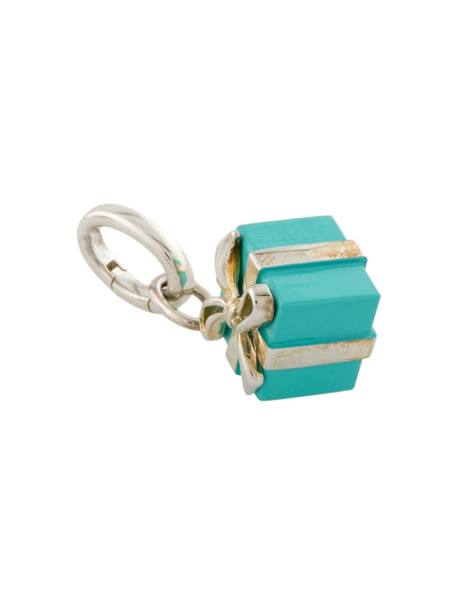 Tiffany & Co. Enamel Gift Box Charm