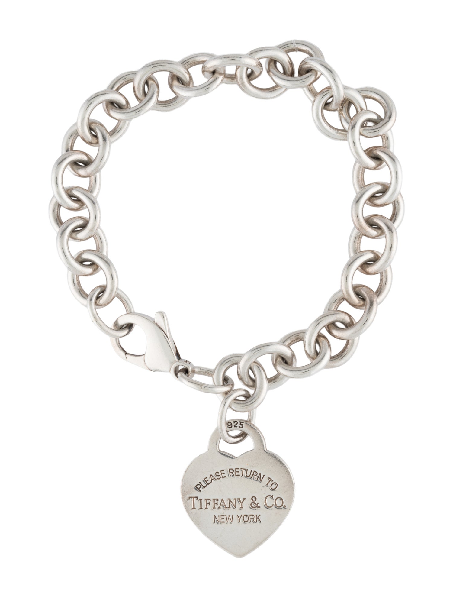 Tiffany & Co. Heart Tag Charm Bracelet