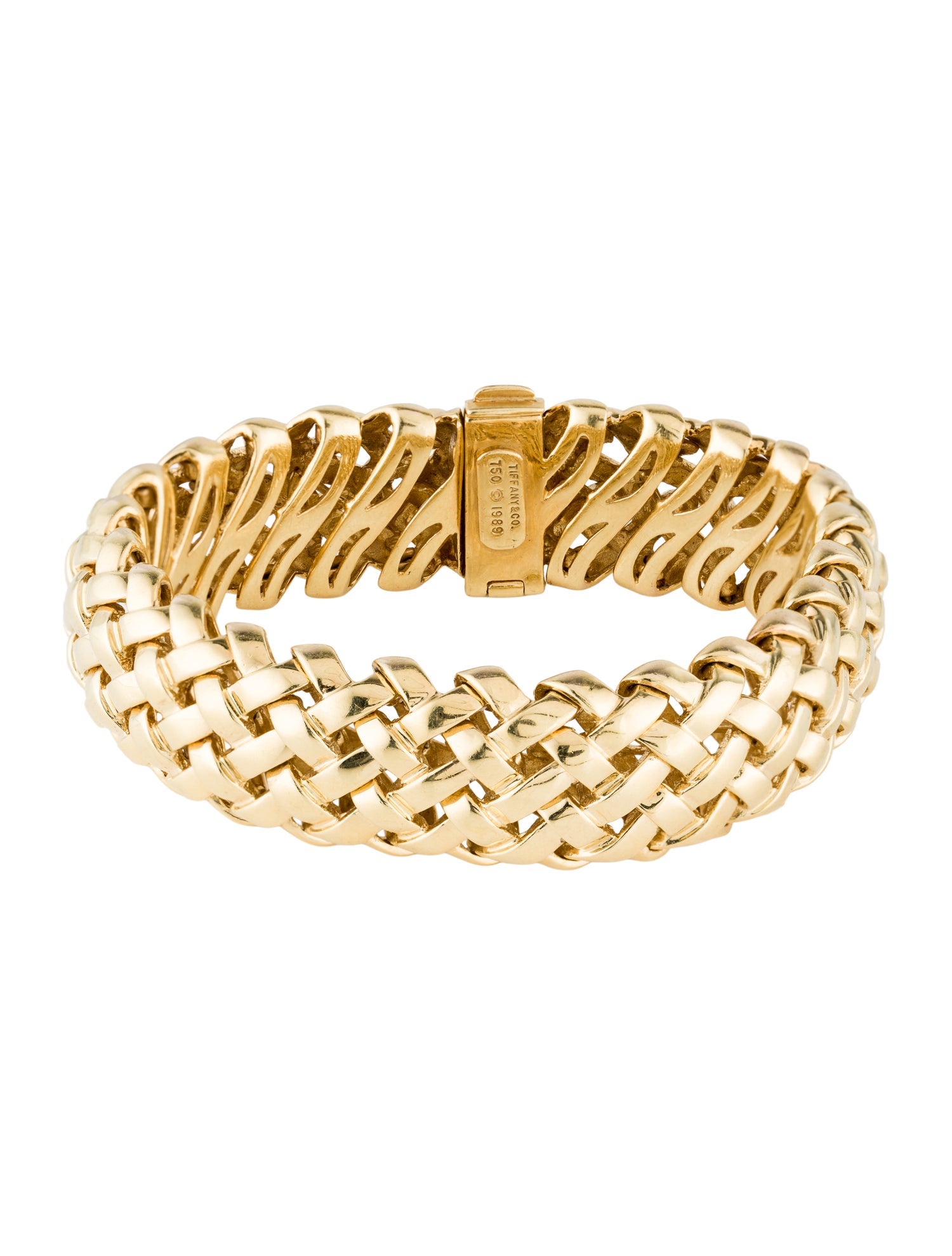 Tiffany & Co. Vintage 18K Braided Link Bracelet