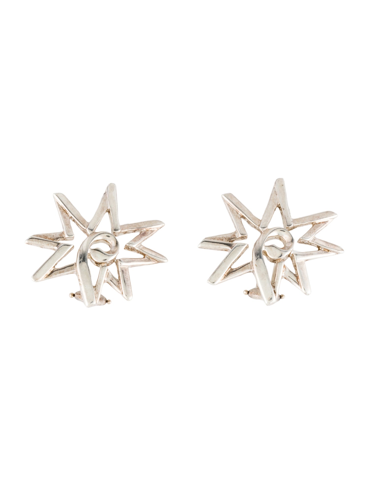 Tiffany & Co. Sun Star Clip-On Earrings