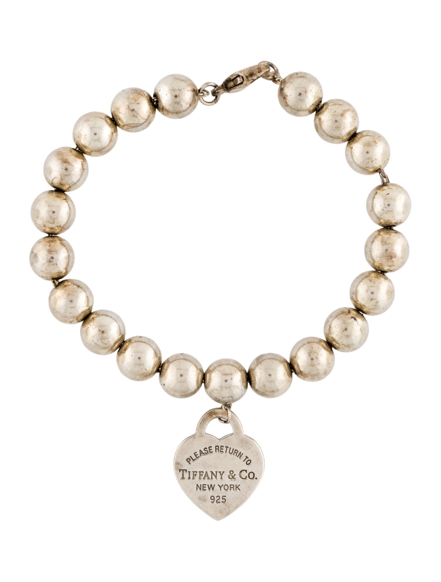 Tiffany & Co. Heart Tag Bead Bracelet