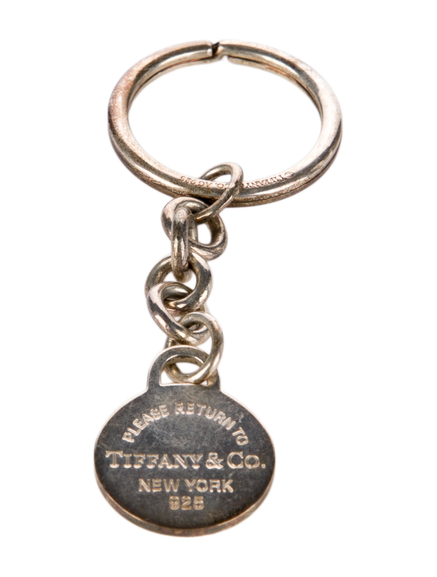 Tiffany & Co. Sterling Chain-Link Keychain
