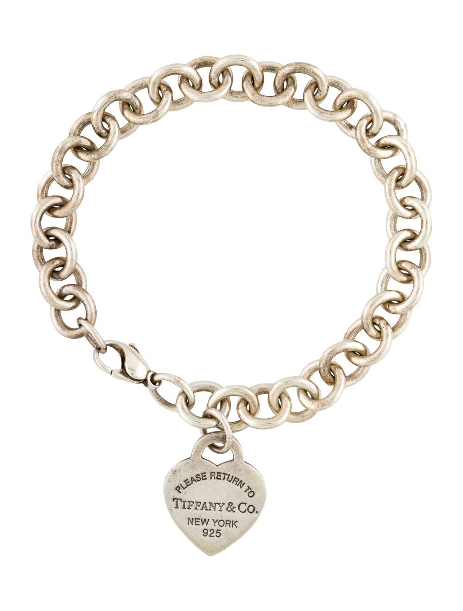 Tiffany & Co. Heart Tag Charm Bracelet