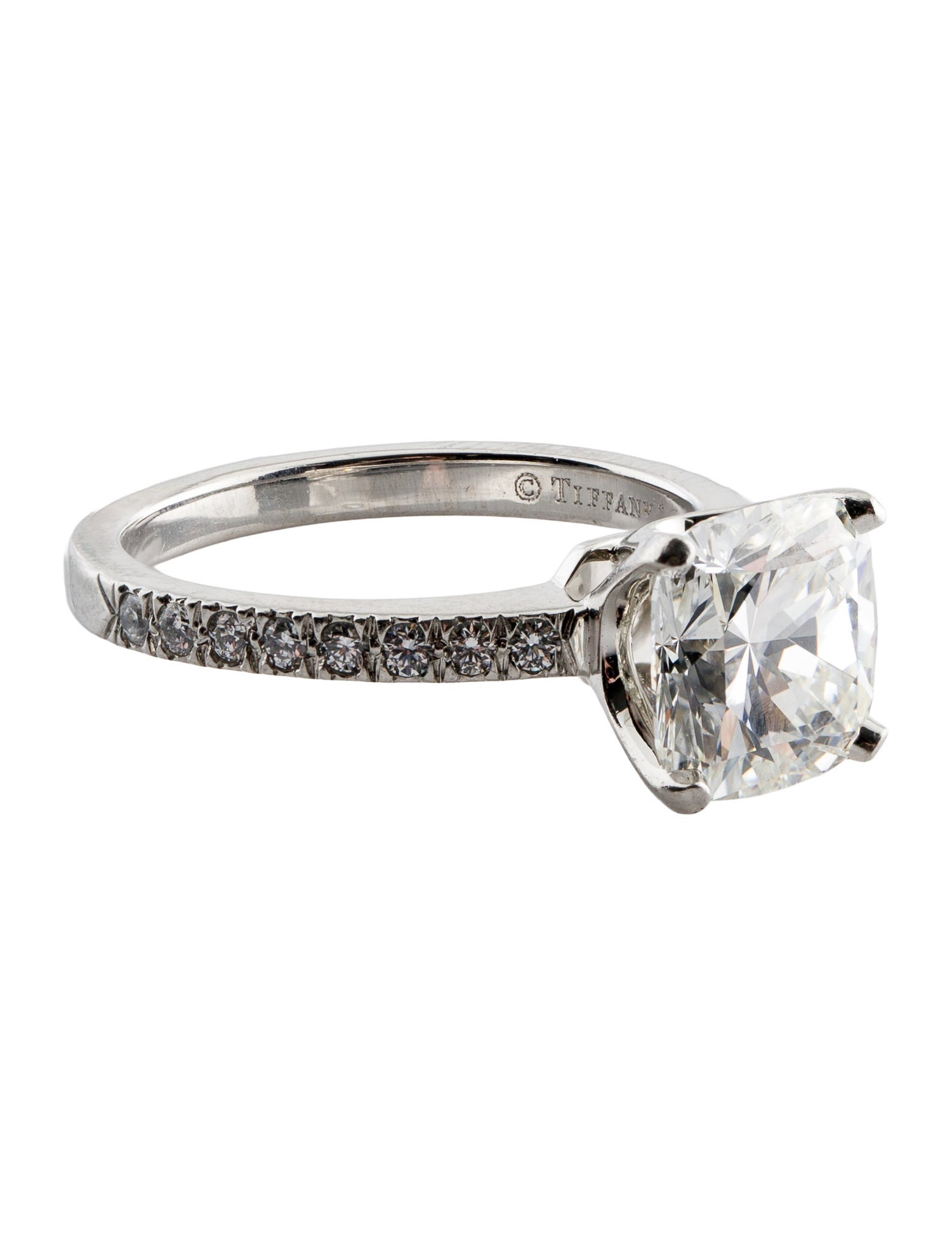 Tiffany & Co. Platinum 2.24ct Diamond Engagement Ring