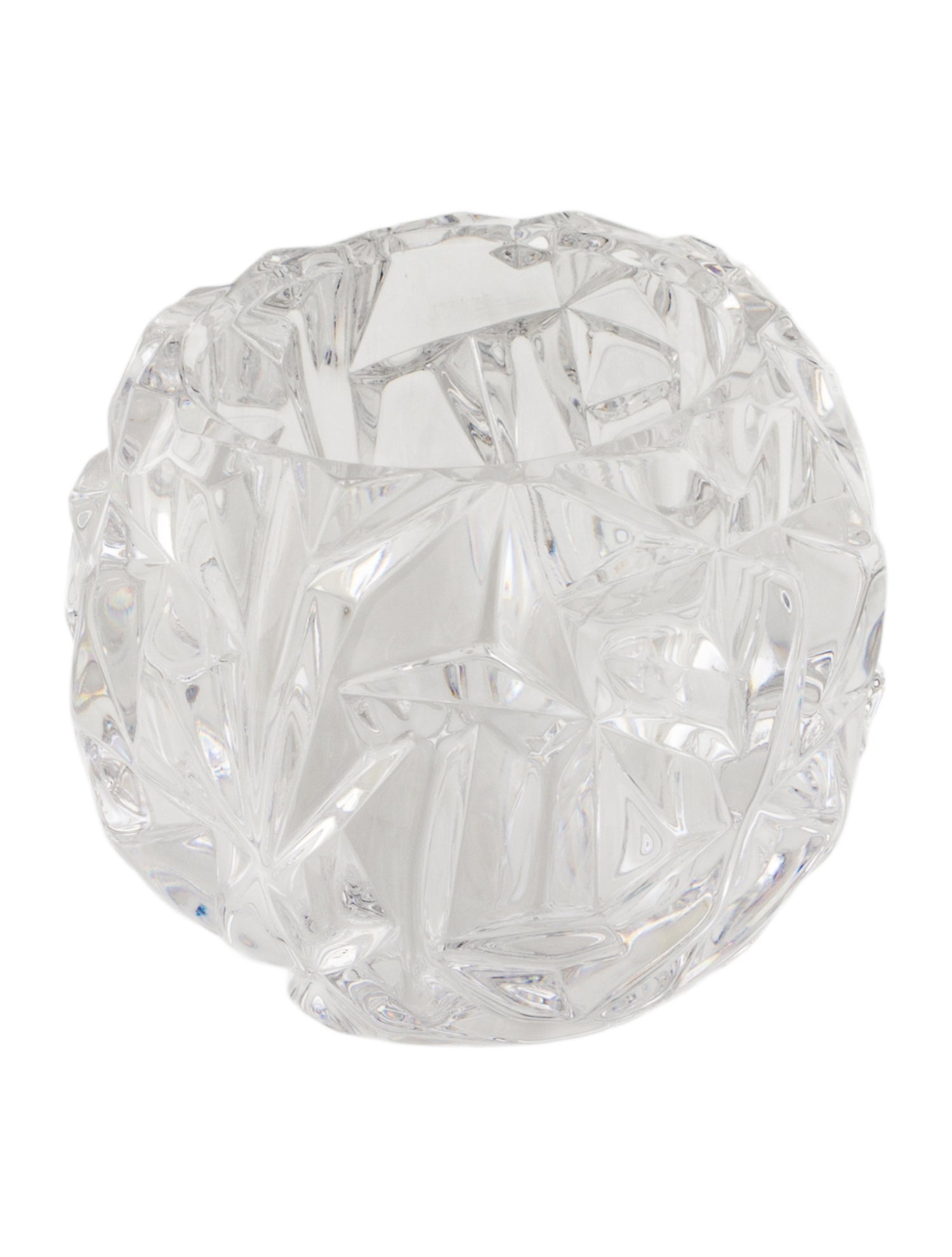 Tiffany & Co. Spherical Crystal Candle Holder