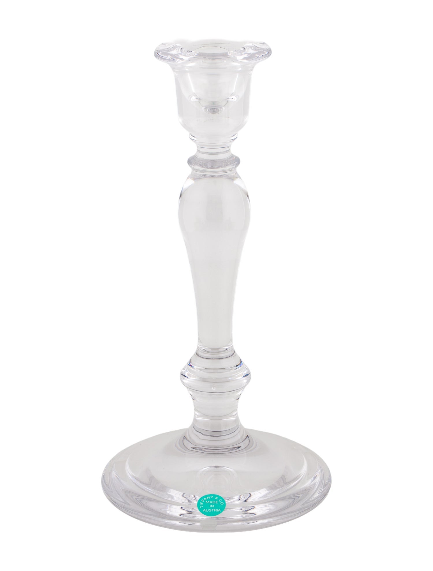 Tiffany & Co. Crystal Candlestick Holder
