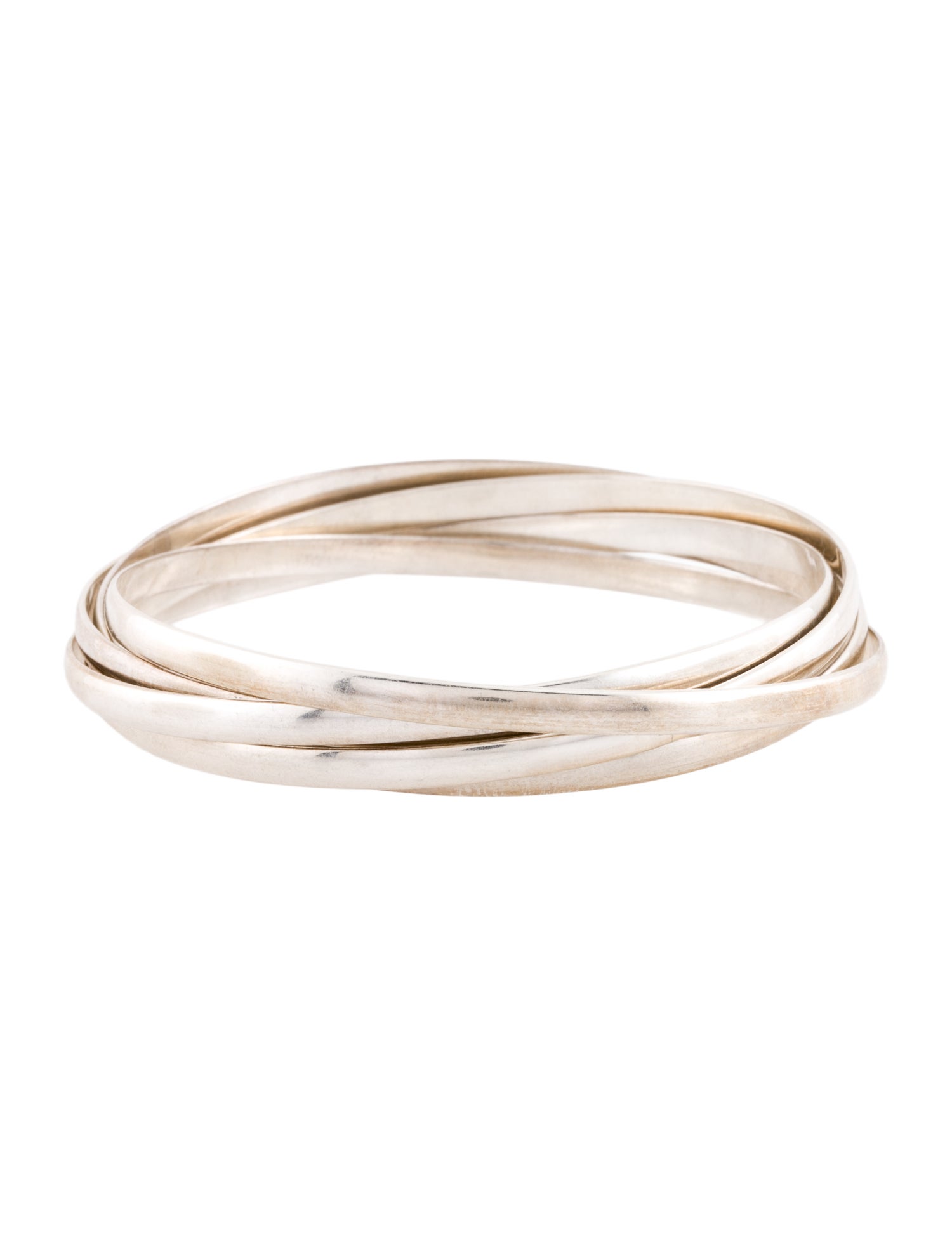 Tiffany & Co. Melody Five-Band Rolling Bangle Bracelet