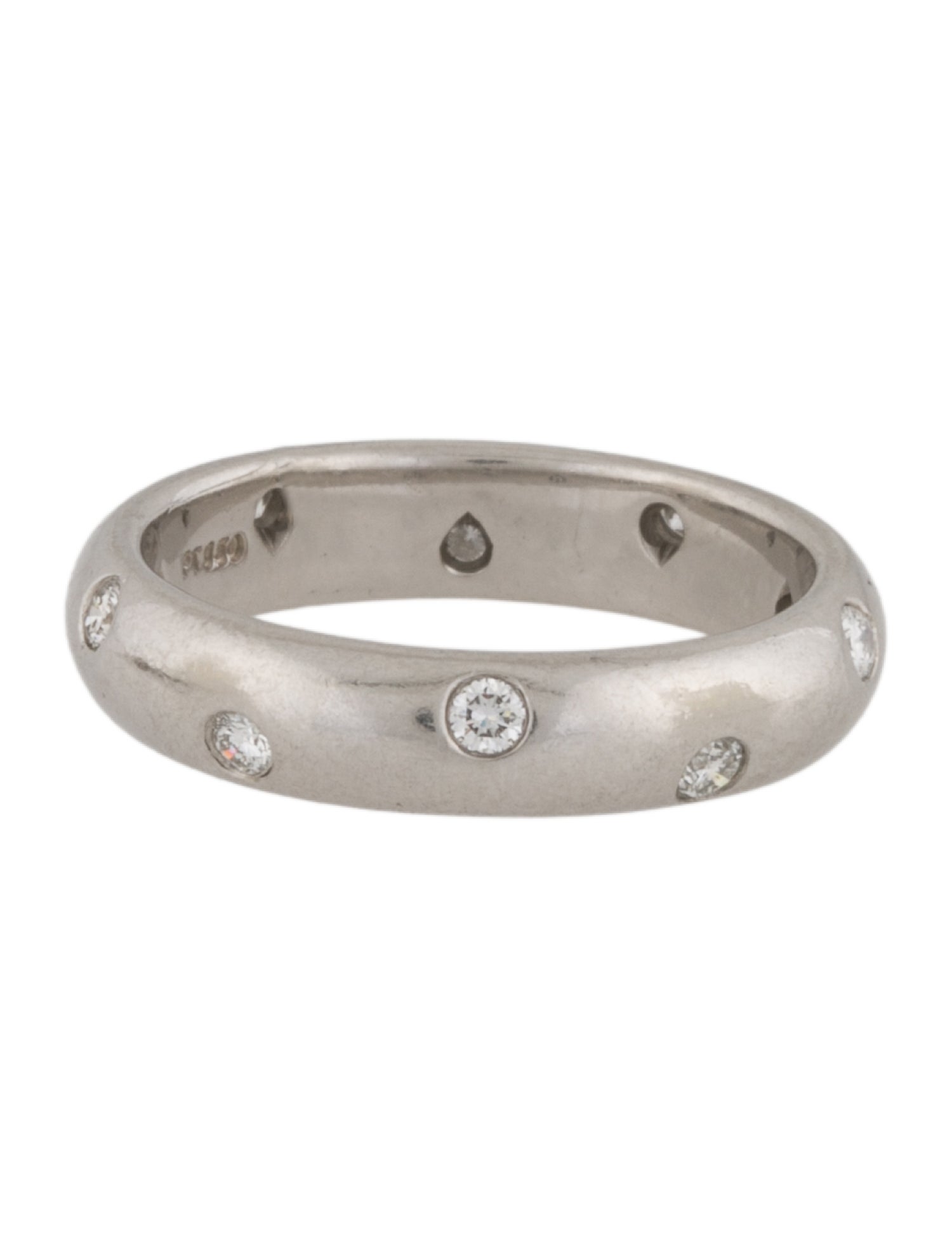 Tiffany & Co. Platinum Diamond Etoile Band Ring