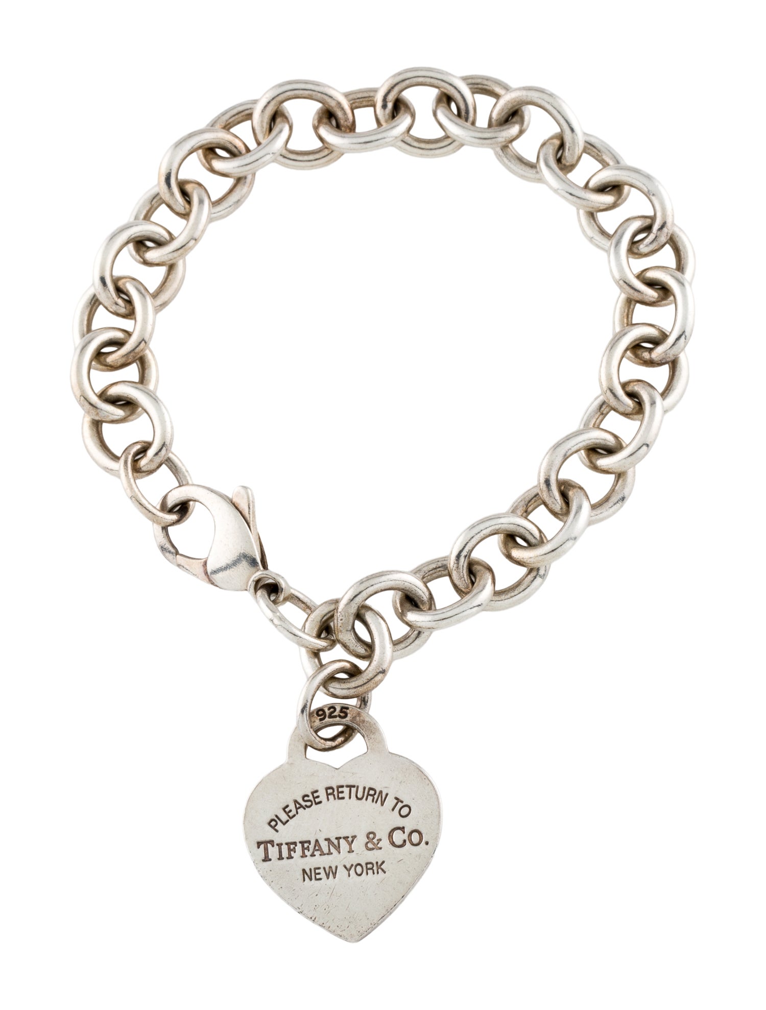 Tiffany & Co. Heart Tag Charm Bracelet