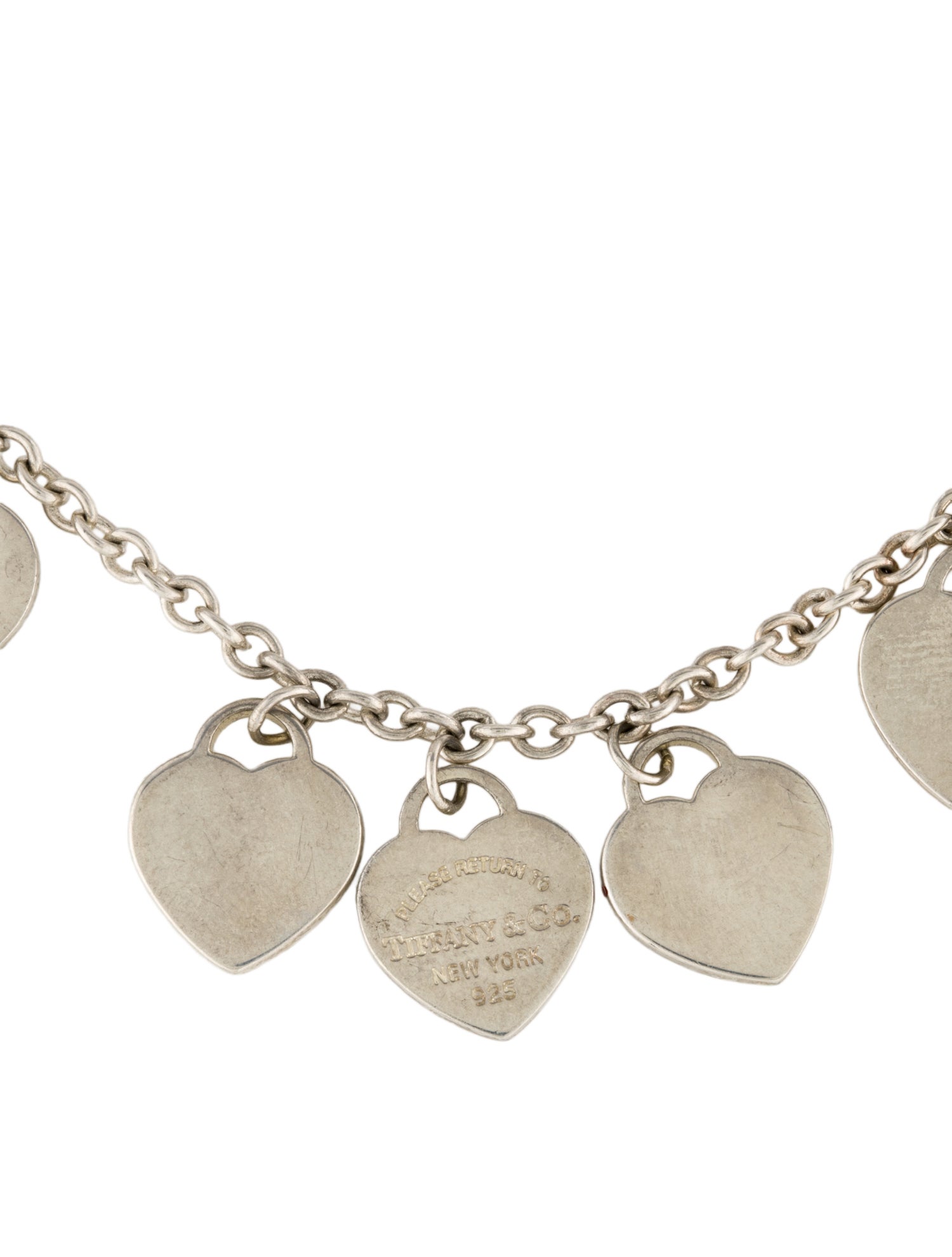 Tiffany & Co. Multi Heart Tag Station Bracelet