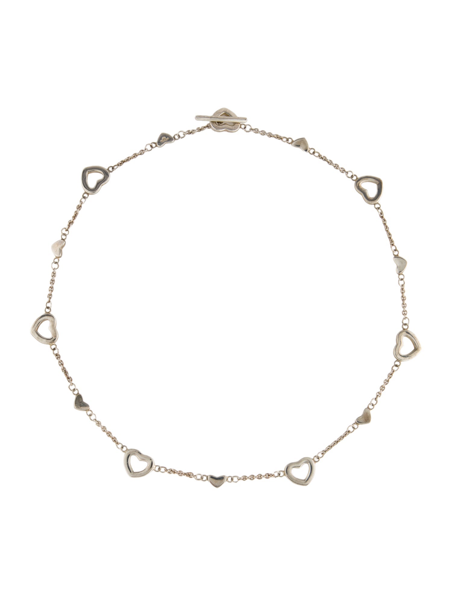 Tiffany & Co. Heart Toggle Station Necklace