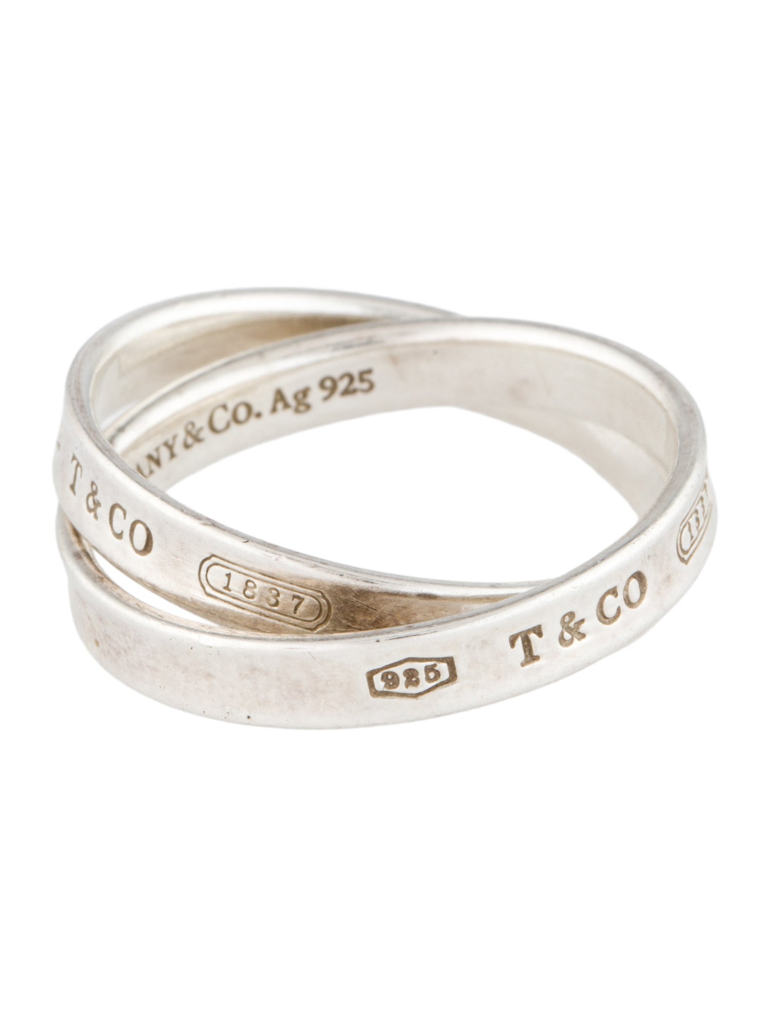 Tiffany & Co. 1837 Interlocking Circles Rolling Ring