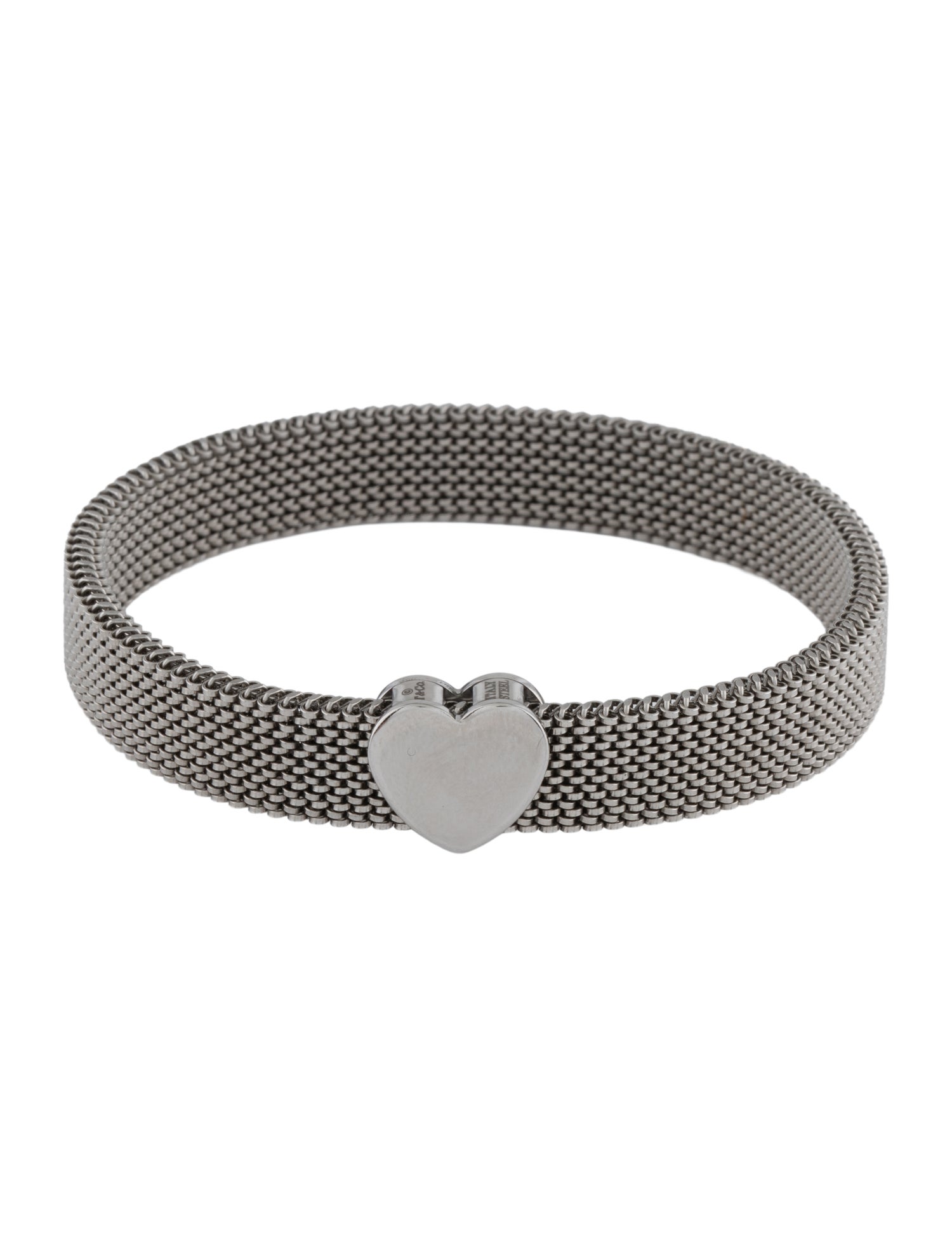 Tiffany & Co. Mesh Heart Bracelet