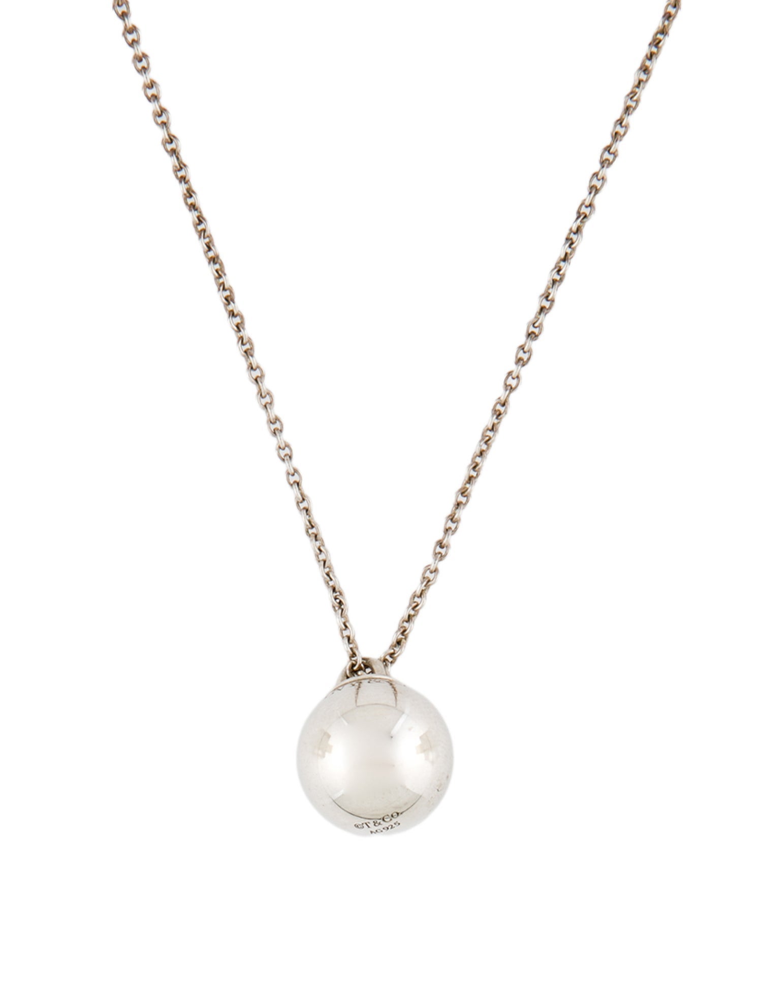 Tiffany & Co. Ball Pendant Necklace