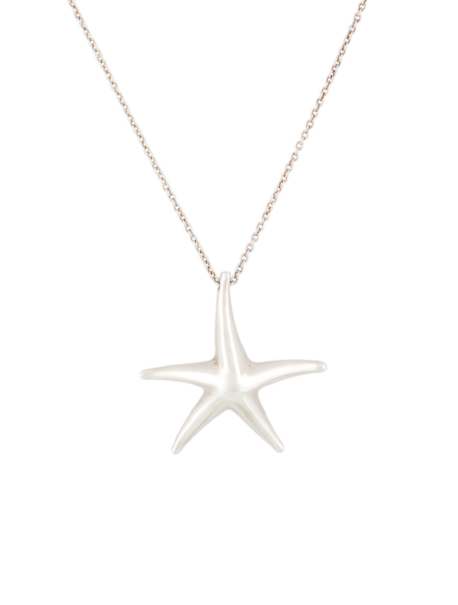 Tiffany & Co. Vintage Starfish Pendant Necklace