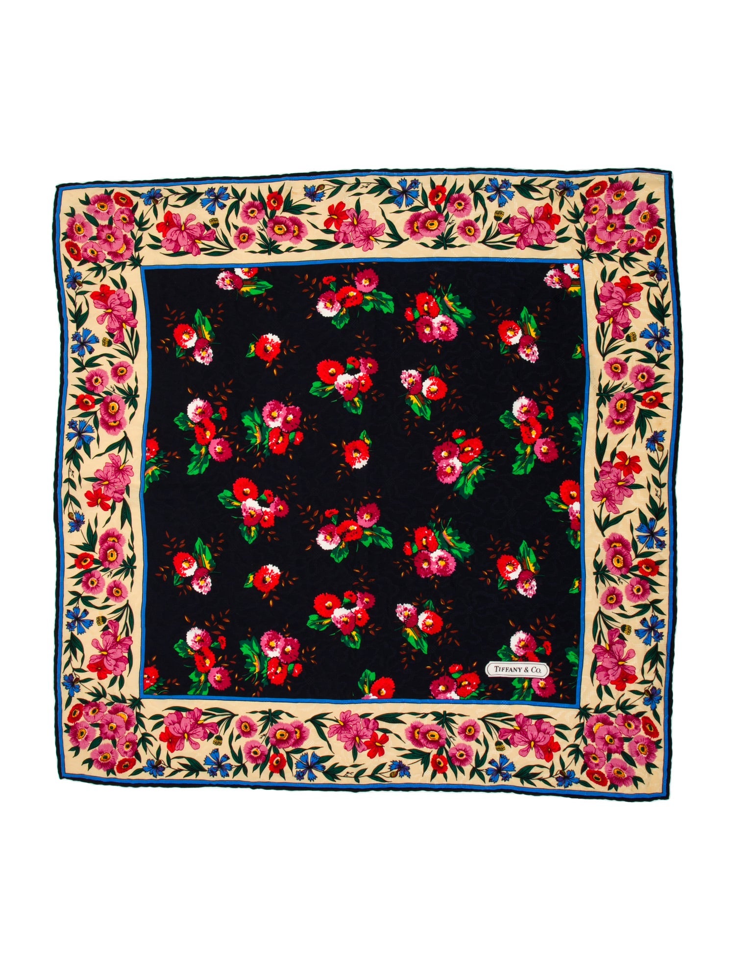 Tiffany & Co. Silk Printed Scarf