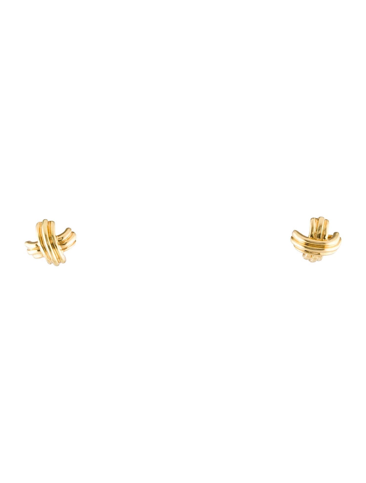 Tiffany & Co. Vintage 18K Signature X Stud Earrings