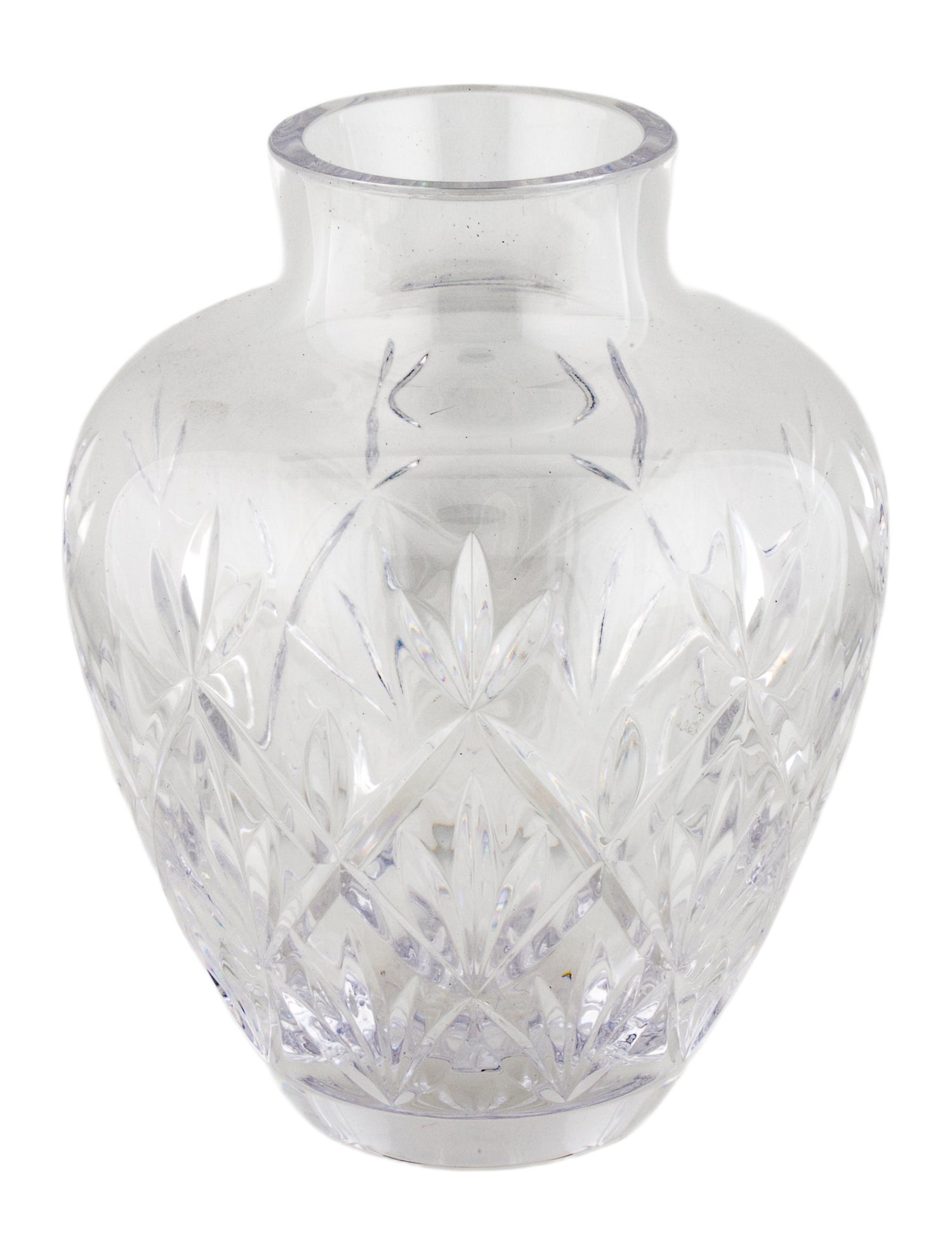 Tiffany & Co. Faceted Crystal Vase