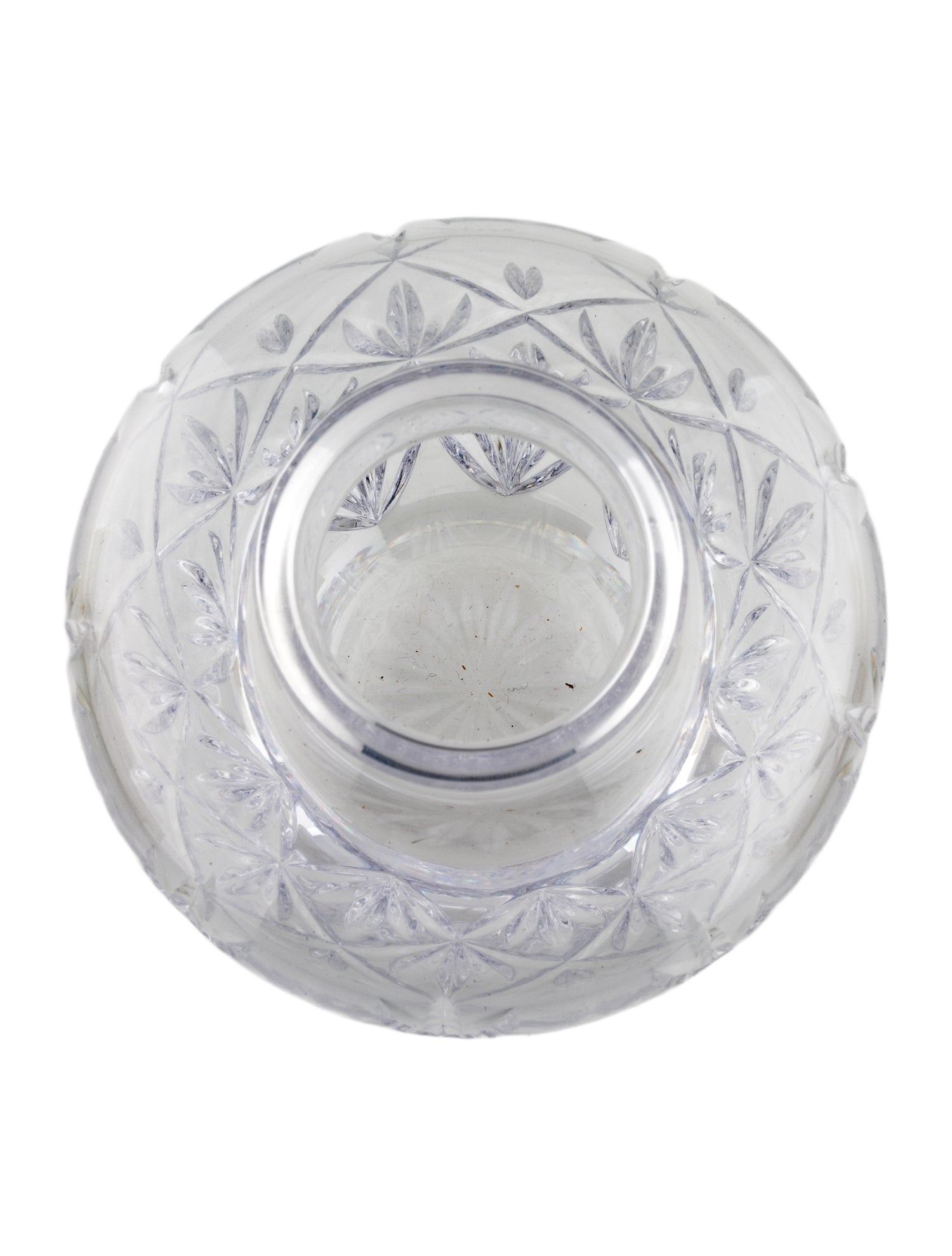 Tiffany & Co. Faceted Crystal Vase