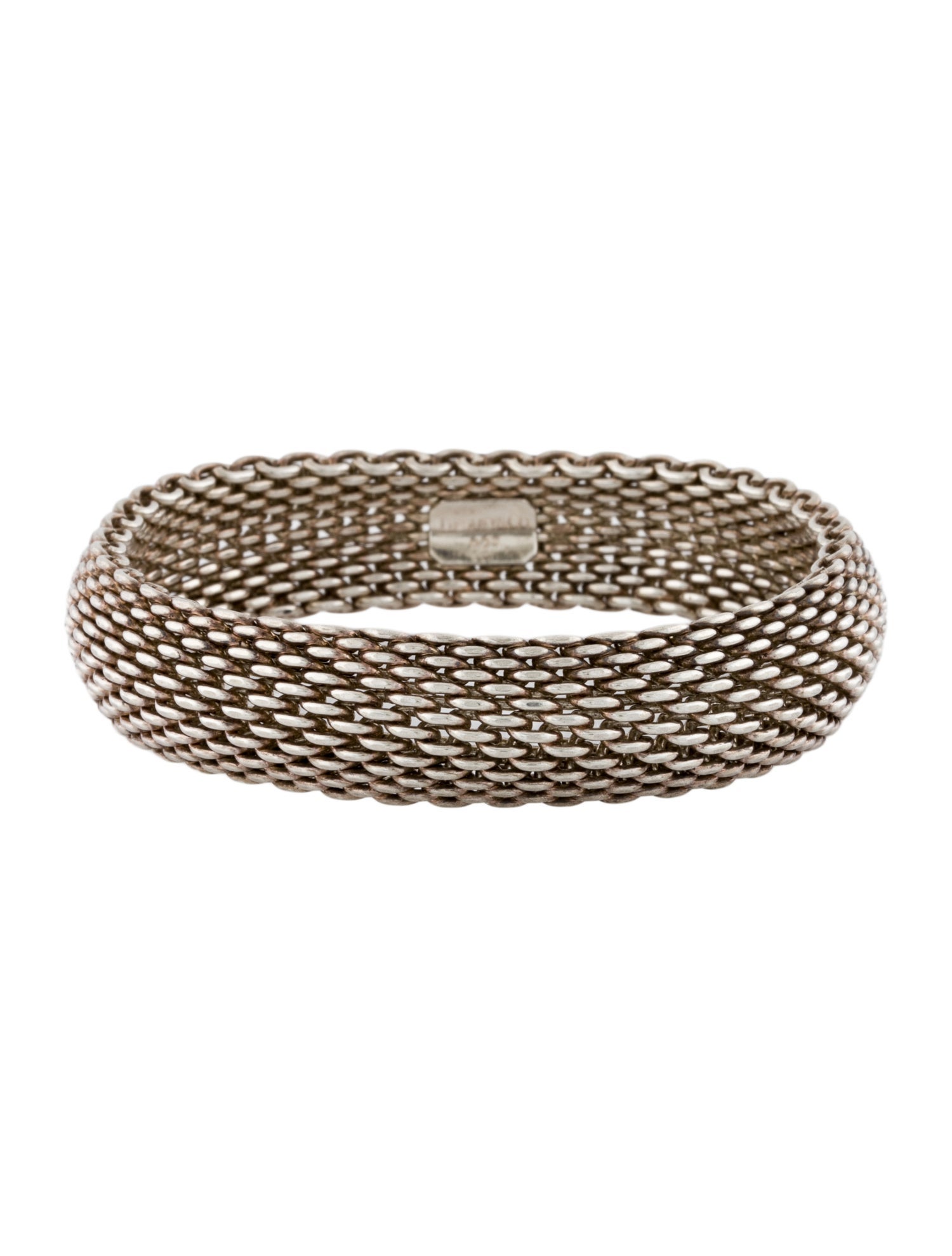 Tiffany & Co. Somerset Mesh Bangle Bracelet